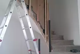 Schreinerei Ilin - Betontreppe vor dem Verkleiden